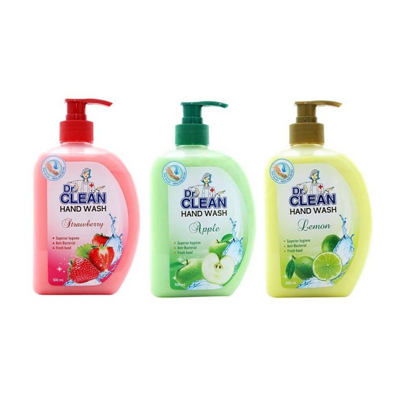 Nước rửa tay Dr. Clean hương Táo chai 500ml