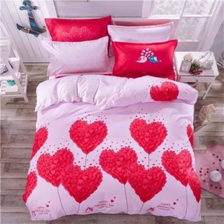 bộ ga gối cotton poly trơn