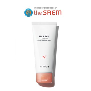 [THE SAEM] Sữa rửa mặt tạo bọt SEE & SAW A.C kiềm dầu làm sạch sâu 120g