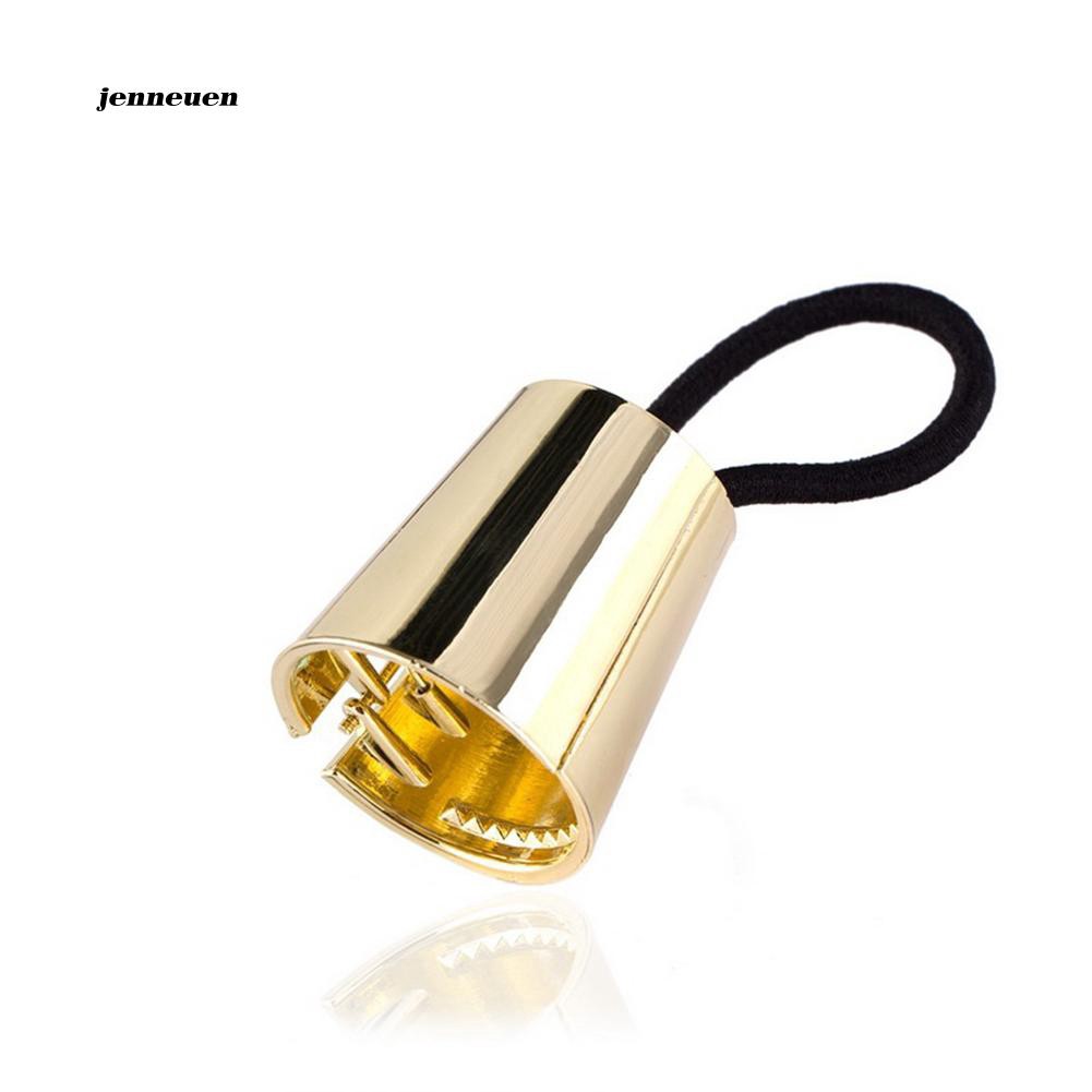 [Hàng mới về] Dây cột tóc đuôi ngựa dạng sừng hợp kim độc đáo cho nữ