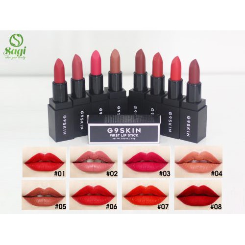 Son thỏi siêu lì G9SKIN FIRST LIPSTICK