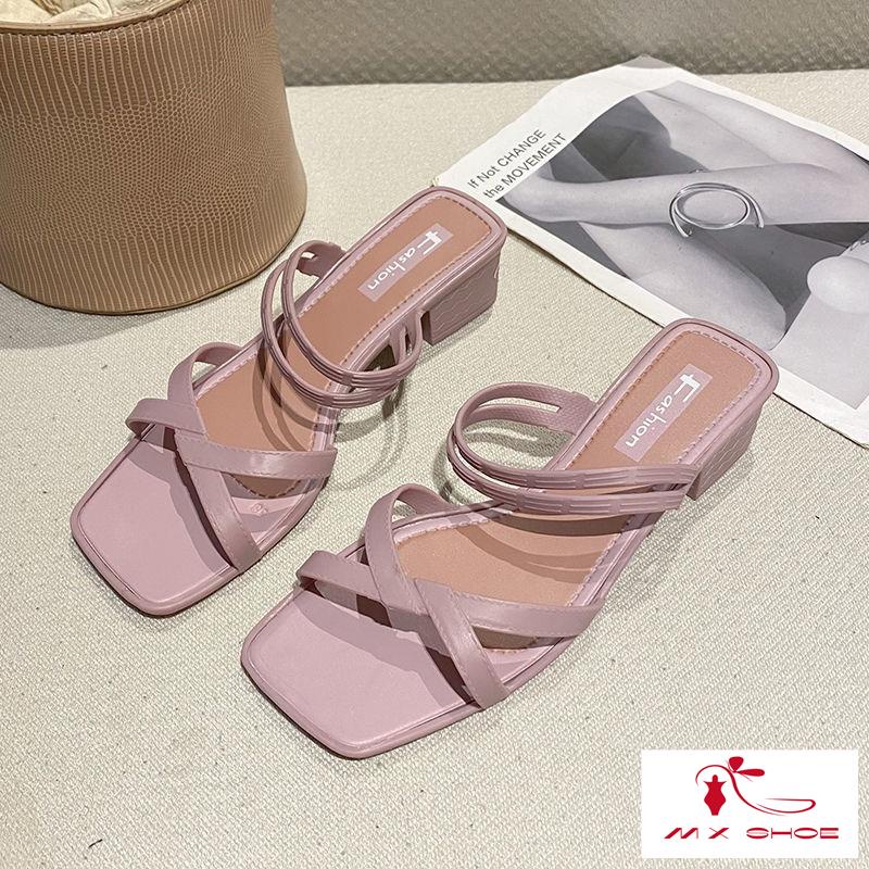 M & X ~  Dép Xỏ Ngón Đế Xuồng Hai Mảnh Ngọt Ngào Cho Nữ Sinh