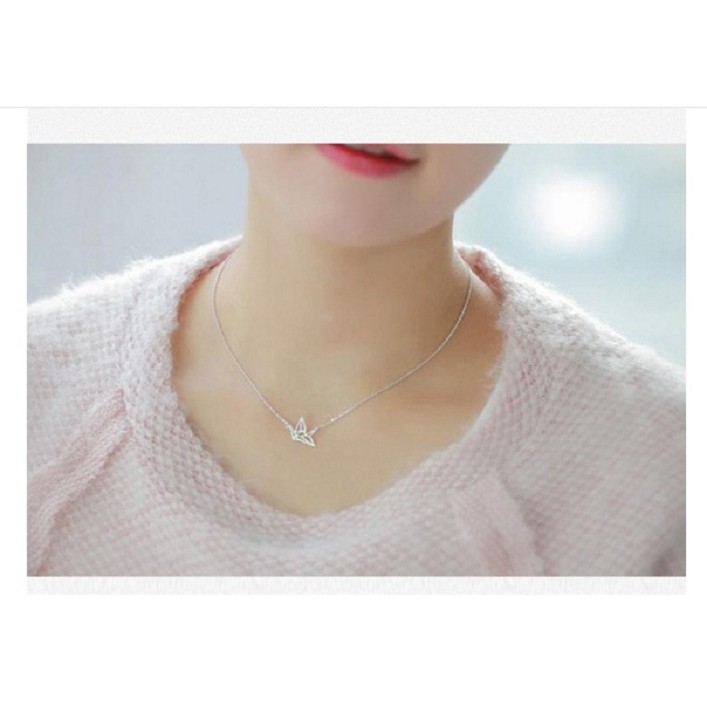DÂY CHUYỀN CON HẠC GIẤY HÀN QUỐC