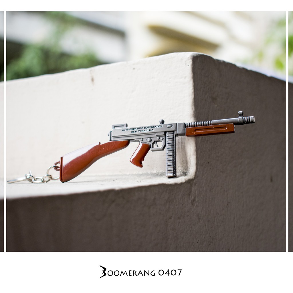 Móc chìa khóa Súng Tommy Gun PUBG - Đồ vật mô phỏng trong Game