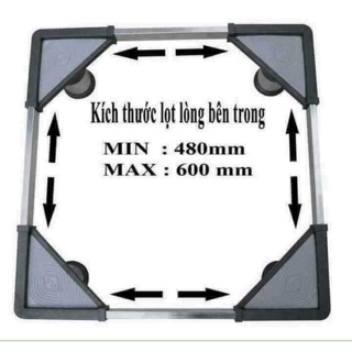Kệ kê chân máy giặt, tủ lạnh
