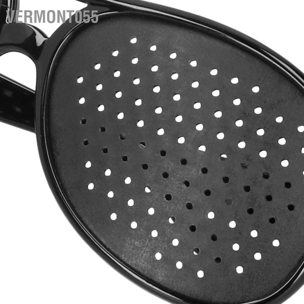 Vermont055 Unisex Vision Care Pinhole Glasses PC Anti Myopia Spectacles Improver