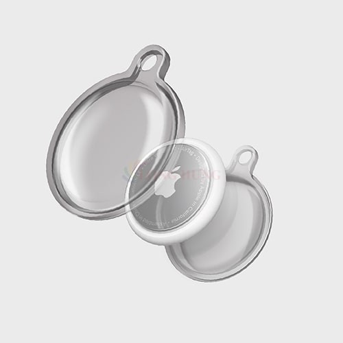Bao da Uniq Glase Airtag UNIQ-AIRTAGBUN-GLS (Set 4 cái) - Hàng chính hãng