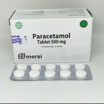 Mô Hình Xe Paracetamol 500 mg Mersi Perbox