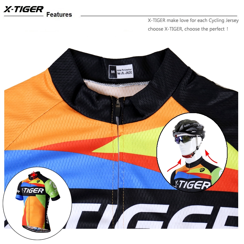 Áo Đi Xe Đạp X-TIGER 100% Polyester Chất Lượng Cao