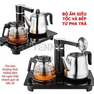 Ấm Siêu Tốc Pha Trà, Bộ Dụng Cụ Pha Trà,Hàng Đẹp, Giá Tốt