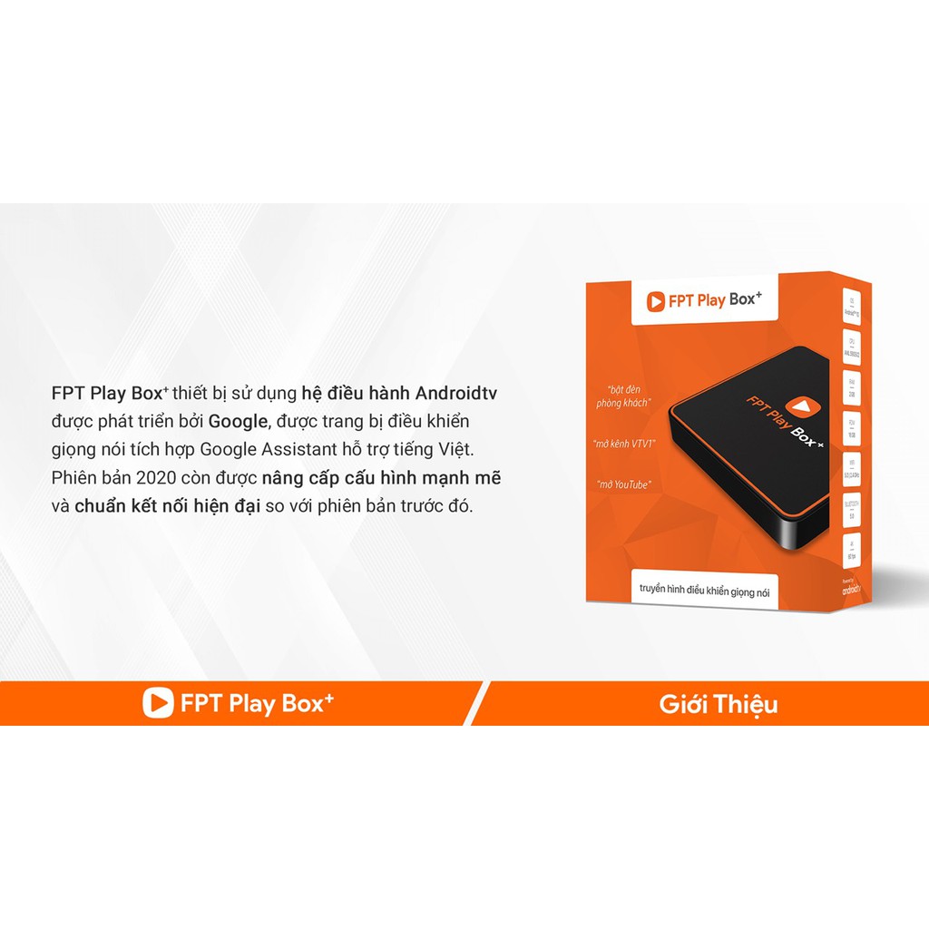 FPT Play Box+ 2020 | Đầu Thu Kỹ Thuật Số | Tivi Box | Hệ Điều Hành Android TV 10 | Tặng Chuột Không Dây