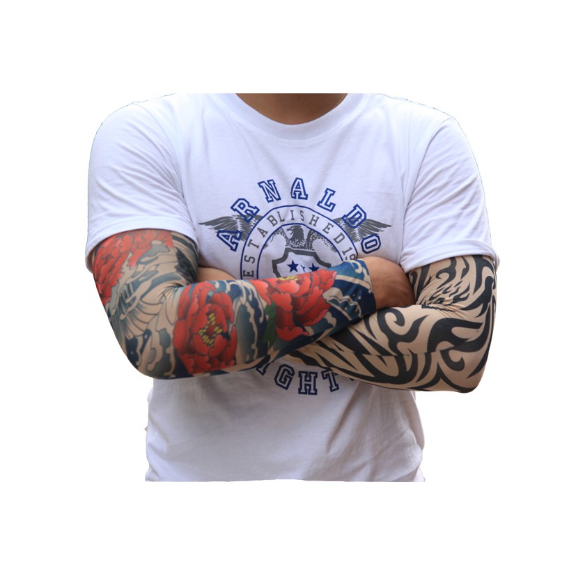 BÁN SỈ - Găng Tay Chống Nắng Hình Xăm Tattoo