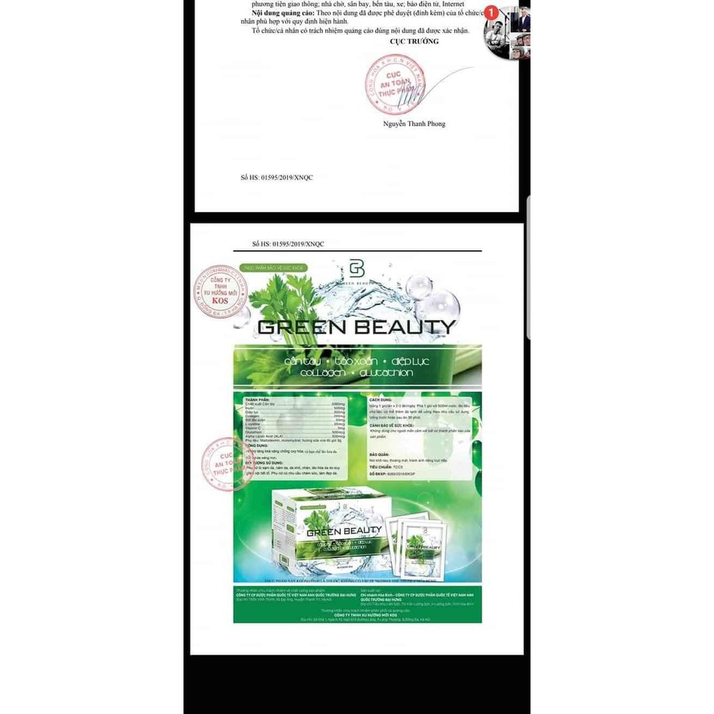 NƯỚC ÉP CẦN TÂY GREEN BEAUTY (Chính hãng 100%) | BigBuy360 - bigbuy360.vn