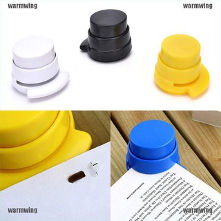 【WMW】1X Office Home Staple Free Stapleless Stapler Paper Binding Binder Papercli