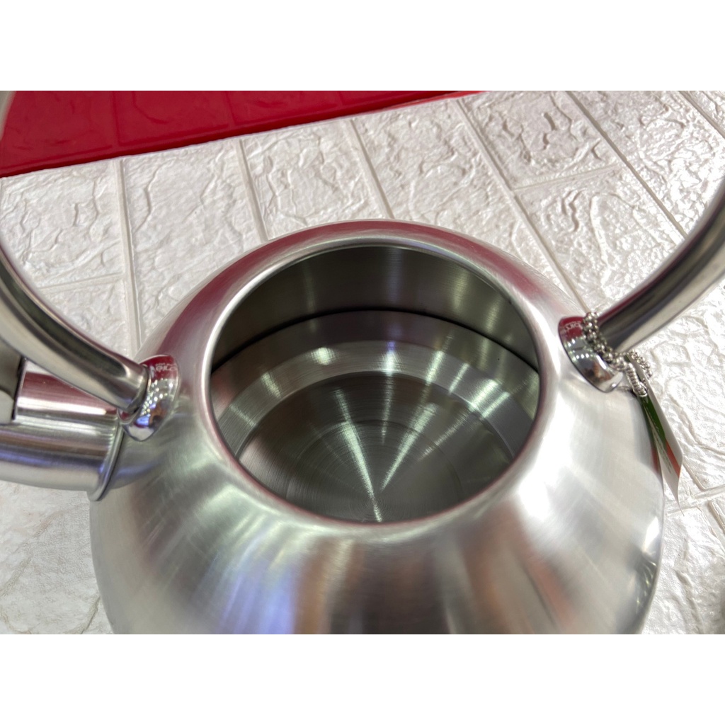 Ấm Elmich Smartcook inox 304 đun bếp từ 3373 3372 3328 ấm đun nước có còi