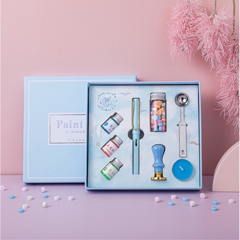 BỘ NẤU CON DẤU SÁP - Gift set Wax Seal