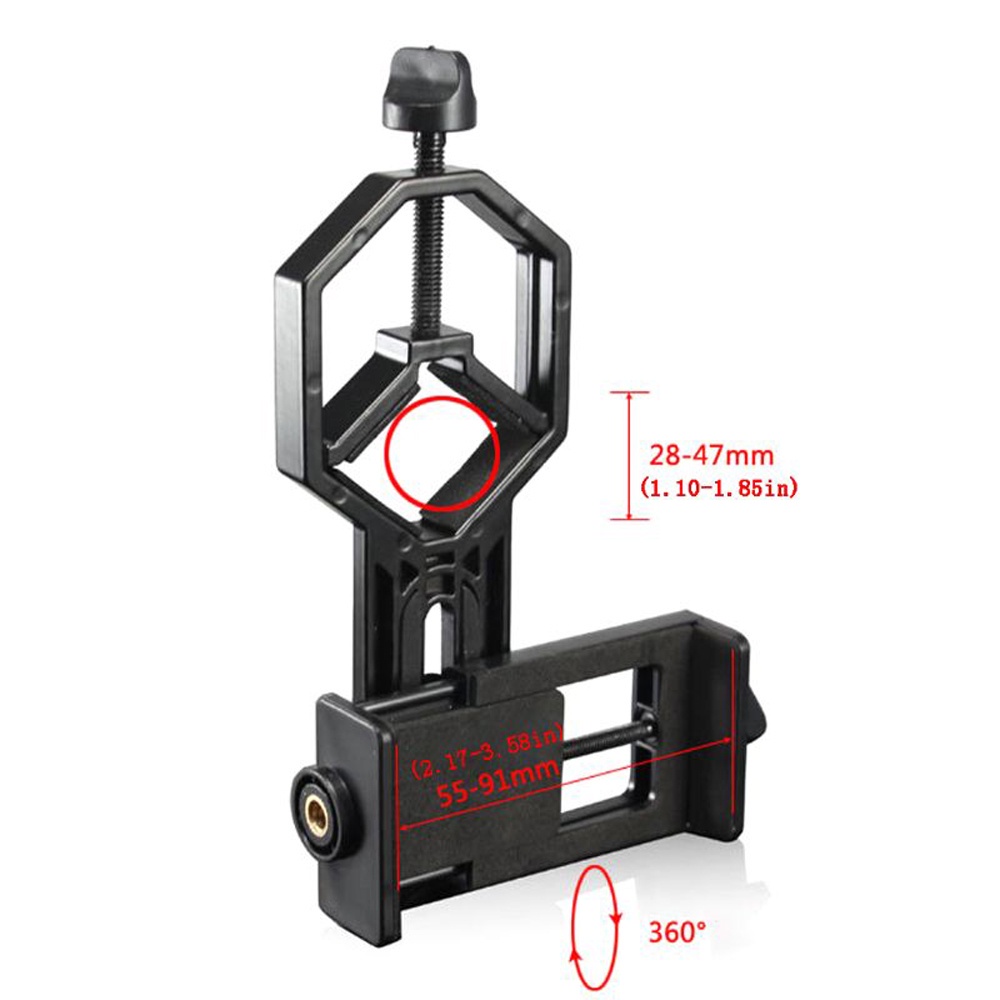 Giá Đỡ Kính Hiển Vi Gắn Điện Thoại Bằng Abs / Kim Loại Tùy Chỉnh Tiện Dụng