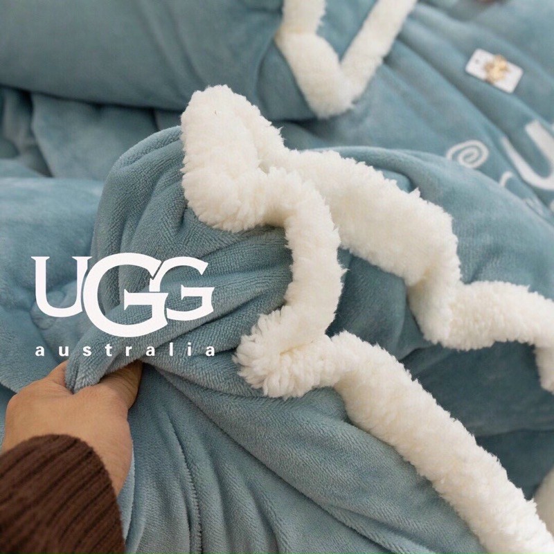 Chăn cừu Úc UGG siêu ấm 2m-2m3 nặng 4,5kg ( hàng nhập nguyên chiếc loại 1)