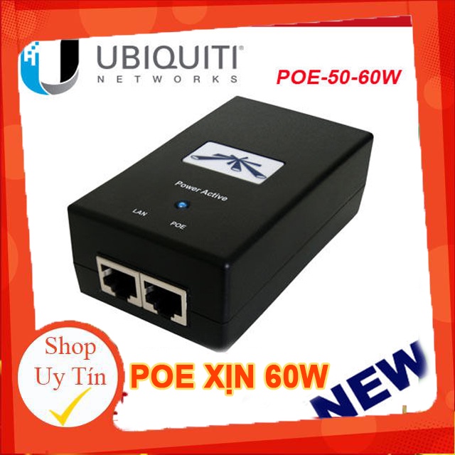 Bộ nguồn Unifi POE gigabit UBNT POE-50-60W 50V 1.2A