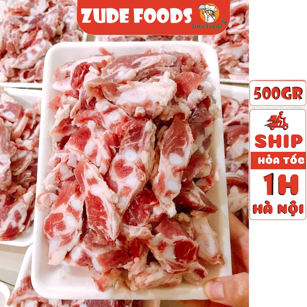 Sườn Sụn Heo Non| Sườn Sụn Lợn thái mỏng - Thơm ngon sần sật - Ship hỏa tốc HN