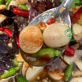 Ba khía trộn cà pháo chắc thịt từng con.