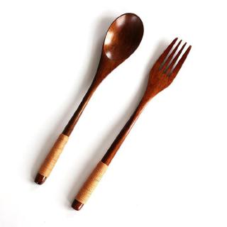 Bộ 2 muỗng gỗ ăn tráng miệng