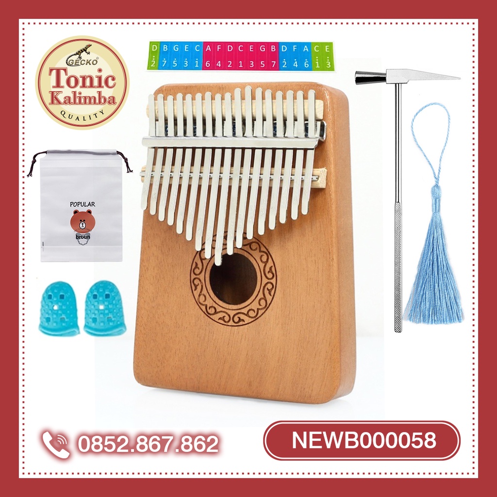 Đàn kalimba 17 phím giá rẻ cho bạn mới tập chơi NEWB000060