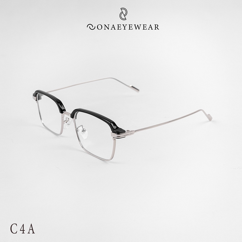 Gọng Kính Cận nam nữ Sona Eyewear Chất liệu nhựa ABS và kim loại cao cấp - C04
