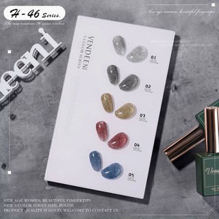 Sét sơn nhũ Flash Vendeeni ( Sét 5 chai )