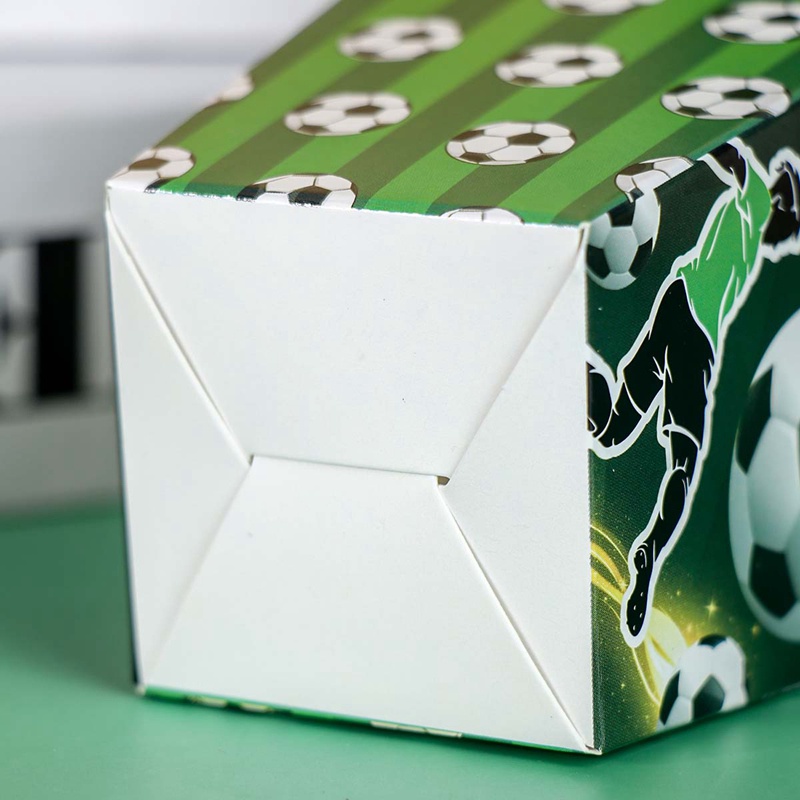 Set 12 Hộp Bắp Rang Bơ / Bóng Đá Trang Trí Tiệc Sinh Nhật Cho Người Lớn Và Trẻ Em