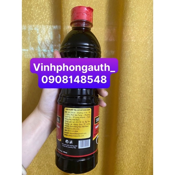 Nước tương Trường An - Tương Việt Hoa Sen 500ml