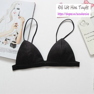 Áo lót mút mỏng vải satin trơn