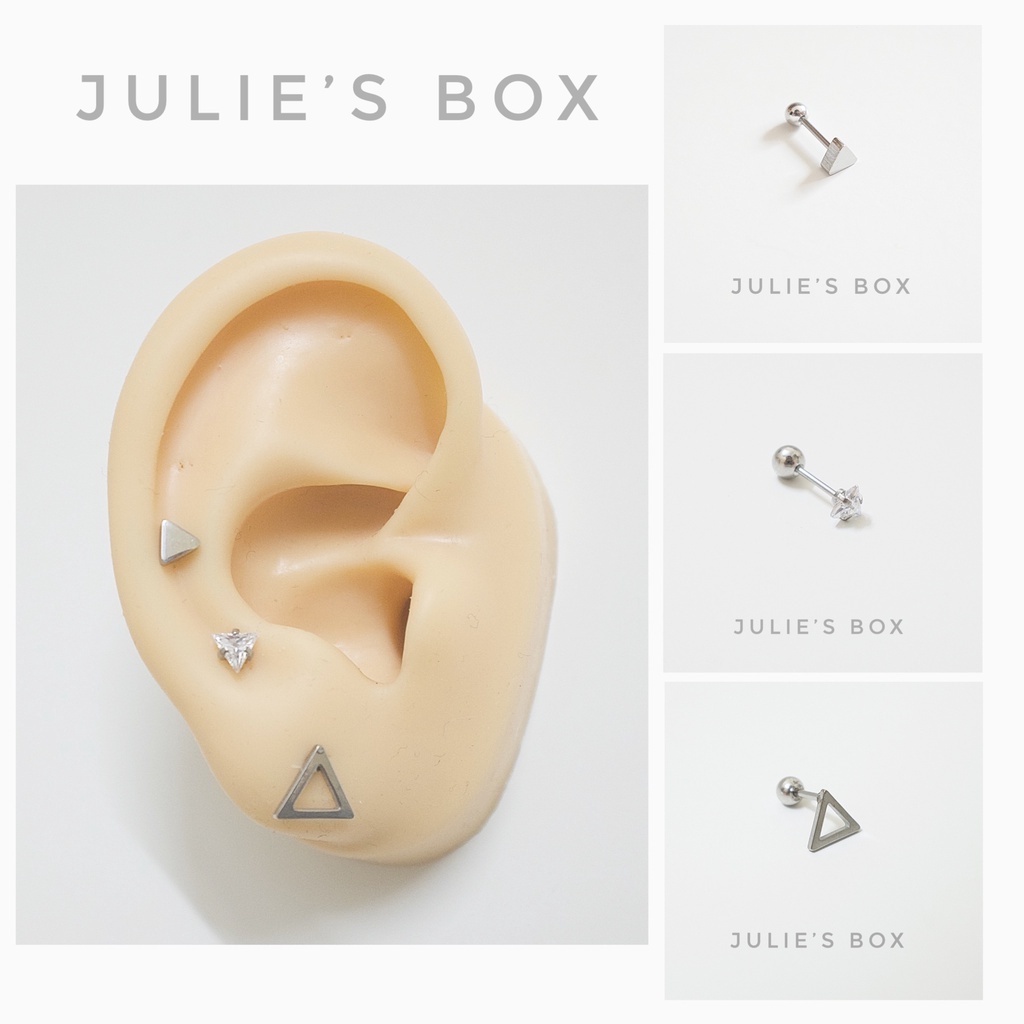 [COMBO] Tiết Kiệm 10-15K Set Khuyên Tai Bông Tai Titan Unisex Không Đen Không Ngứa Không Gỉ Sét Không Dị Ứng Titan