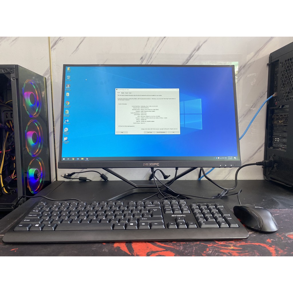 Máy tính All in one SingPC M22i3972(i3 9100/4GB) MỚI 100% | BigBuy360 - bigbuy360.vn