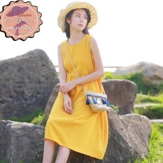 Đầm sát nách dáng suông rộng