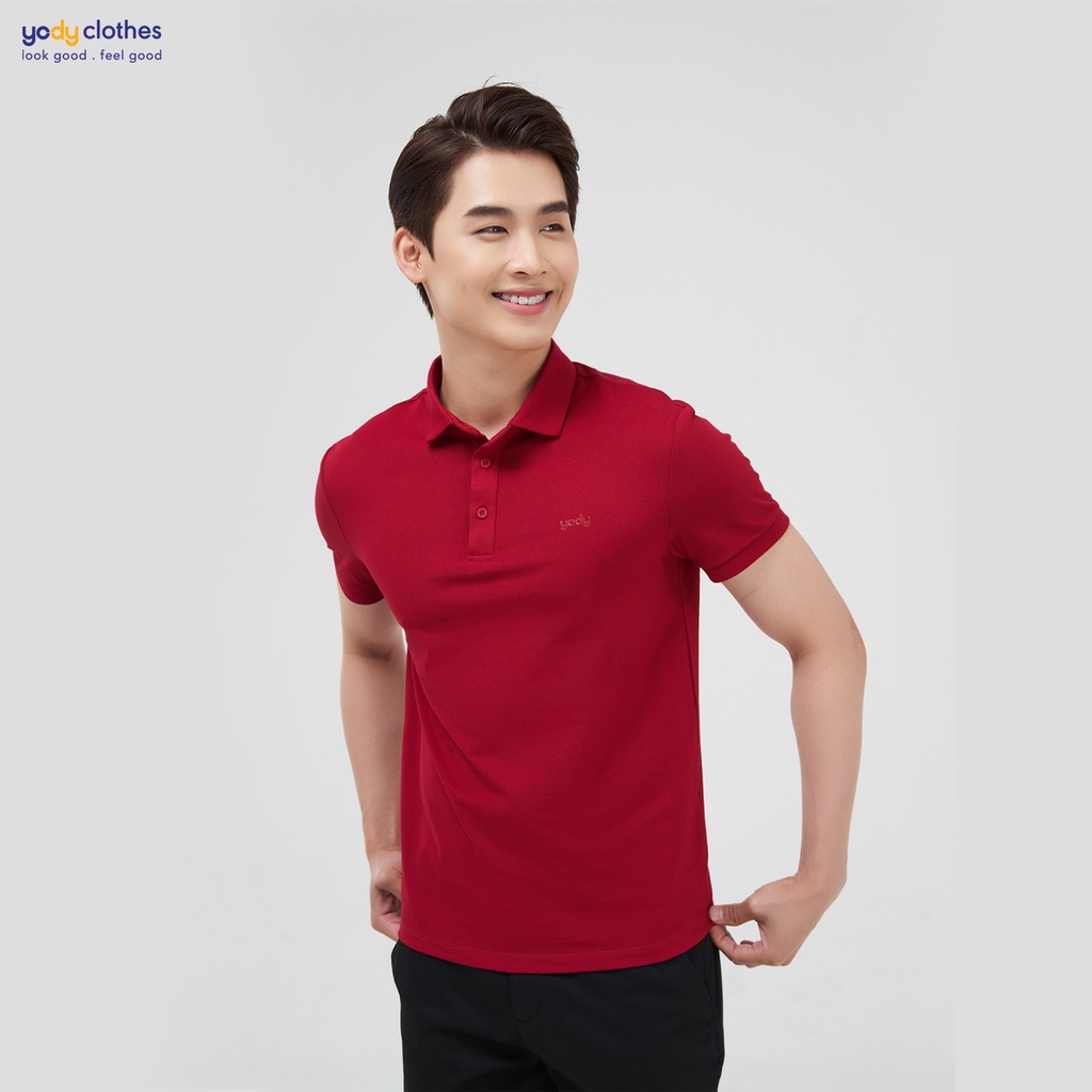 Áo thun polo nam YODY vải cotton cao cấp thoáng mát thoải mái APM5421