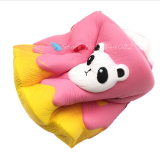 Squishy Bánh Kem Dâu Panda Jumbo
