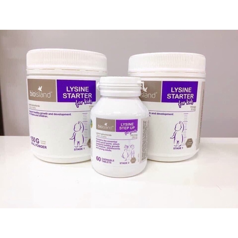Lysine tăng chiều cao cho bé ( lysine bioisland)