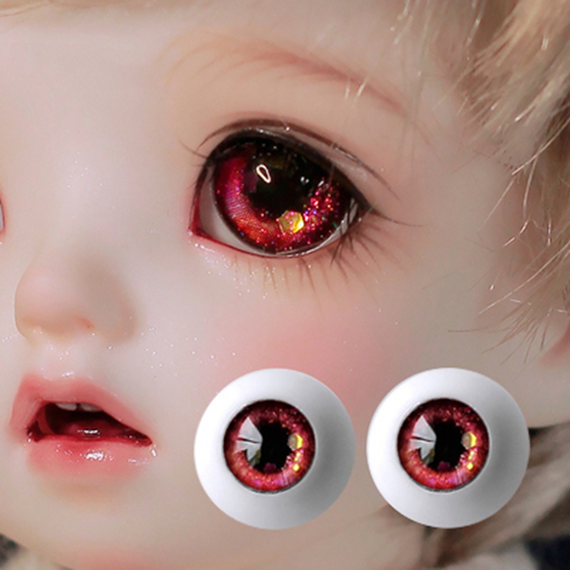 Mắt Nhựa 10mm 12mm 14mm 16mm 18mm Chuyên Dụng Cho Búp Bê 1/12 1/8 1/4 1/3
