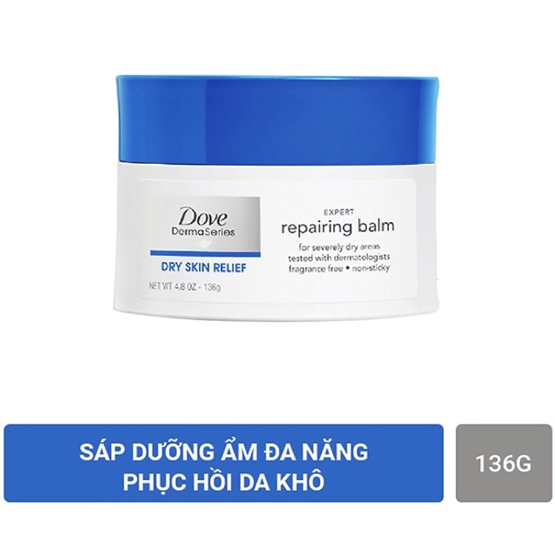 Dove] Sáp Dưỡng Thể Chăm Sóc Da Khô Dove Dermaseries 136G - Dầu Dưỡng Da