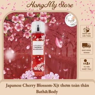 Xịt Thơm Toàn Thân Body Mist Bath And Body Works Japanese Cherry Blossom Tinh Tế Hương Anh Đào Nhật Bản Chai 236ml