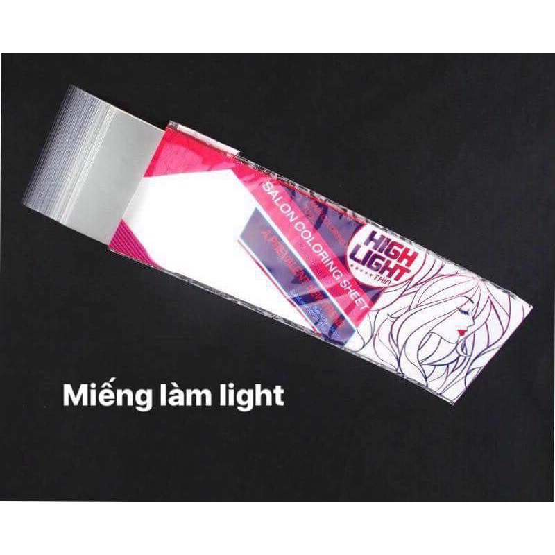 Miếng trong suốt nhuộm tóc Highlight