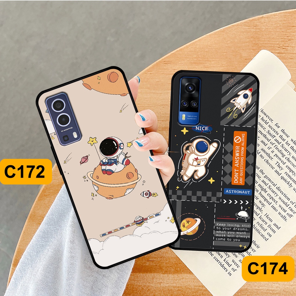 Ốp Vivo Y51 2020 - Y53s - Y72 5G in hình astronaut, phi hành gia vũ trụ hottrend, độc đáo, cá tính.