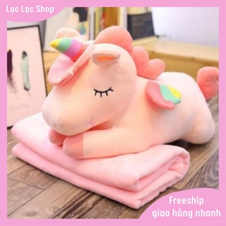 Gấu bông ngựa kỳ lân 1 sừng pony cao cấp siêu cute siêu dễ thương vải miniso co giãn 4 chiều bông gòn 7d mềm mịn – kl12