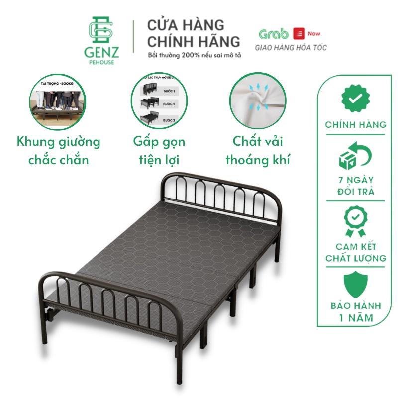 (Xả)Giường Xếp Gấp Gọn Văn Phòng Và Gia Đình, Giường Ngủ Gấp Gọn Cá Nhân Thông Minh Đa Năng Tiết Kiệm Không Gian