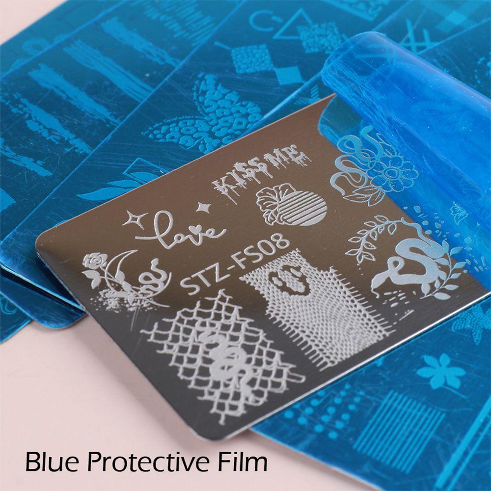 Khuôn Trang Trí Móng Tay Nghệ Thuật Họa Tiết Hoa Hình Học Độc Đáo