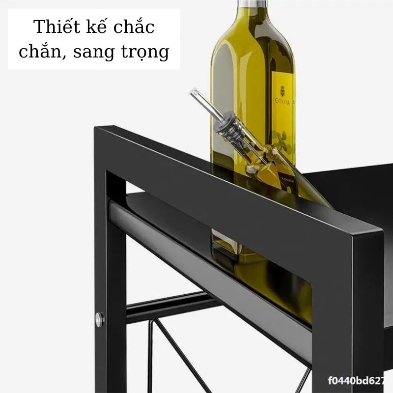 Kệ lò vi sóng Kệ đựng gia vị lò nướng khung thép cứng cáp 3 lớp sơn tĩnh điện M09