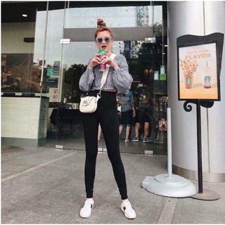 Quần legging cạp cao 💖freeship💖 quần legggin dài gen bụng quần nữ ôm dáng đẹp phong cách