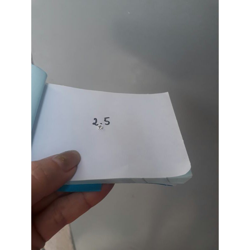 Đá Đính Răng, Đá nữ Trang cao cấp 2.5 combo 2 viên