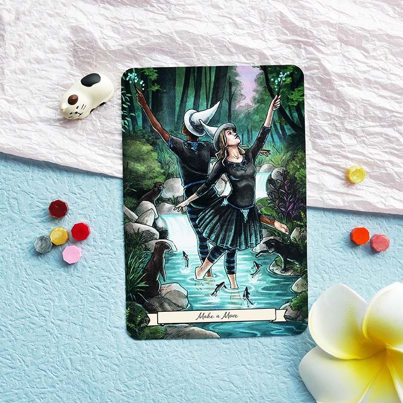Everyday Witch Oracle Bộ Thẻ Bài Tarot Phù Thủy Oracle